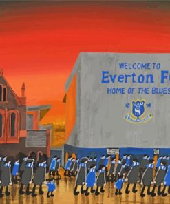 Goodison Park Everton paint by numbers