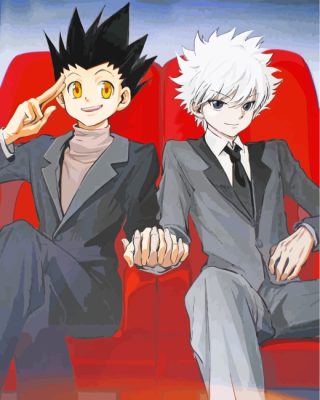 Hunter x Hunter Killua And Gon paint by numbers