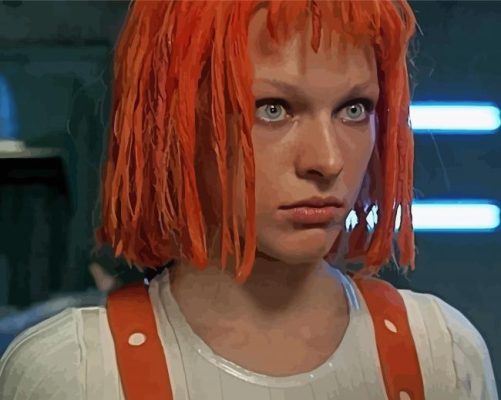 Leeloo The Fifth Element paint by number
