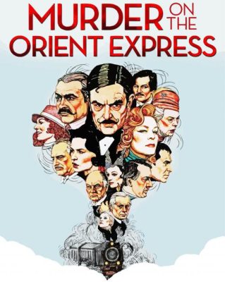 Murder On The Orient Express Poster paint by numbers