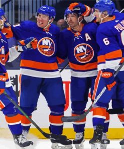 Ny Islanders Players Sport paint by numbers
