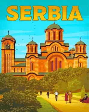 Selgrade Serbia Poster paint by number