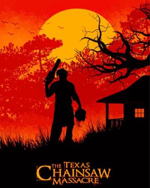 The Texas Chainsaw Massacre paint by numbers
