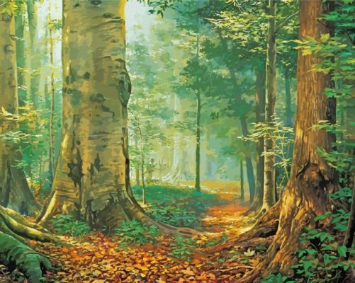 The Sacred Grove paint by numbers