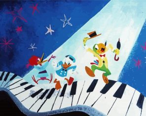The Three Caballeros Mary Blair Paint by numbers