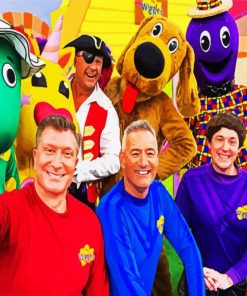 The Wiggles Paint by numbers - Numeral Paint Kit