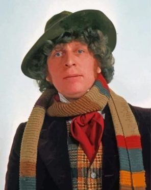 Young Tom Baker Paint By Numbers - Numeral Paint Kit