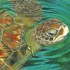 Aesthetic Galapagos Seaturtle paint by numbers