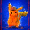 Detective Pikachu paint by numbers