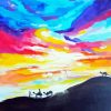Colorful Sky paint by numbers