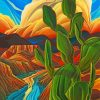 Cactus William Haskell Paint By Numbers