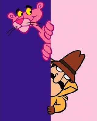 The Pink Panther paint by number