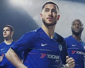 Chelsea FC Team paint by numbers