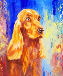 Cocker Spaniel Dog paint by numbers