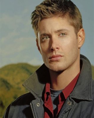 Dean Winchester Supernatural paint by number