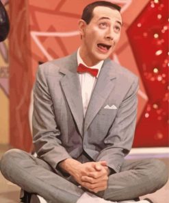Funny Pee Wee Herman paint by number