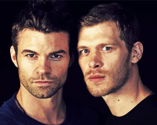 klaus Mikaelson And Elijah paint by numbers