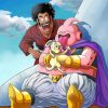 Majin Buu Mr Satan paint by numbers