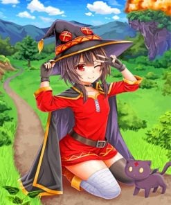 Megumin paint by numbers