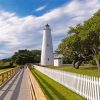 Ocracoke Island Lighthouse paint by numbers