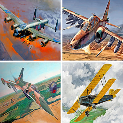 Airplanes Paint by Numbers 
