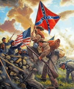 Civil War Battles paint by numbers