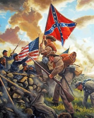 Civil War Battles paint by numbers