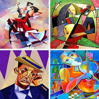  Cubism paint by Numbers 