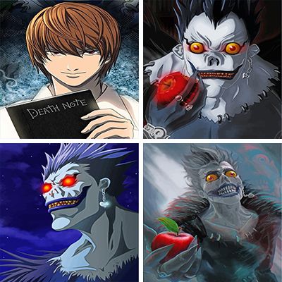 Death Note  painting by Numbers  
