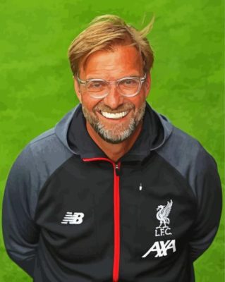 Football Manager Jurgen klopp paint by numbers