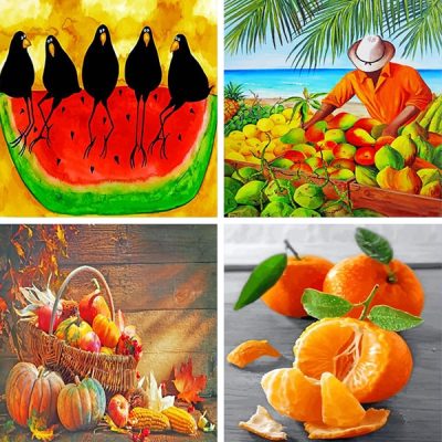 Fruits  Painting by Numbers 