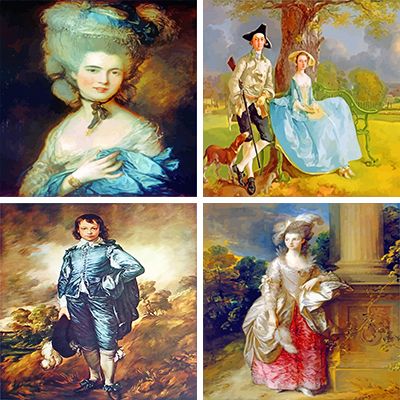 Gainsborough painting by Numbers  
