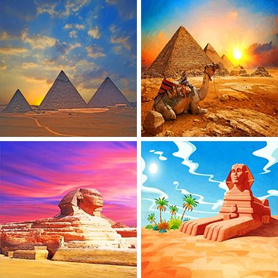 Giza paint by Numbers