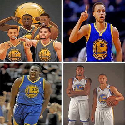 Golden State Warriors painting by Numbers