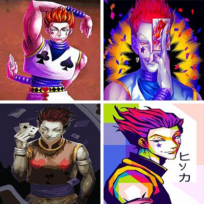 Hisoka paint by Numbers