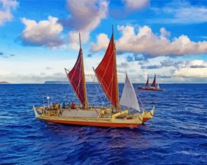Hokulea paint by numbers