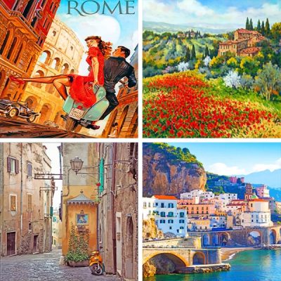 Italy Painting by Numbers