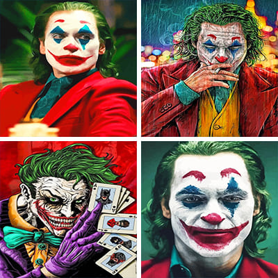Joker Painting by Numbers
