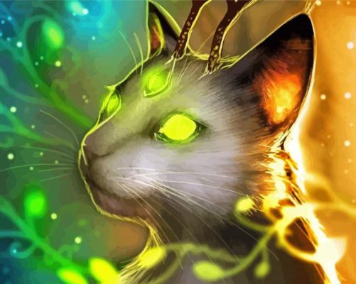 Magical Cat  paint by numbers