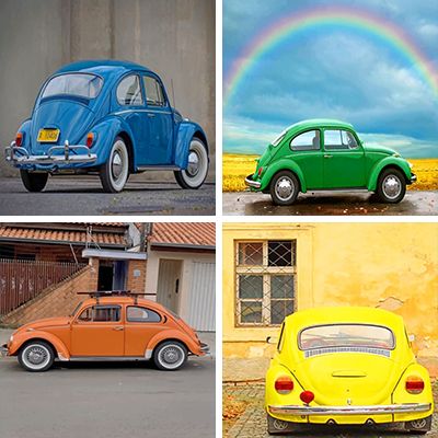 Mini Cars painting by Numbers  