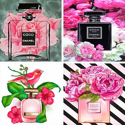 Perfumes  painting by Numbers       