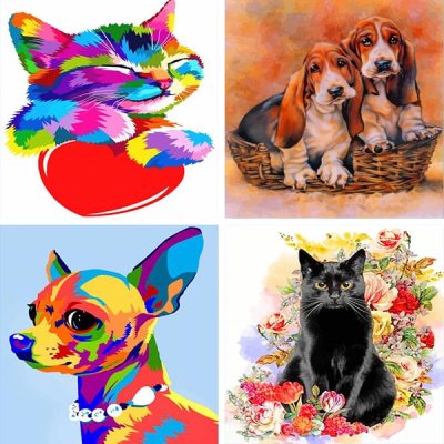 Pets Painting  by Numbers