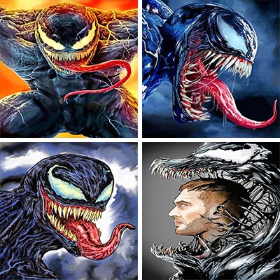 Venom - Paint by numbers - Numeral Paint