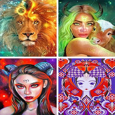 Zodiac  painting by Numbers