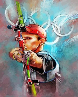 Aesthetic Archer paint by numbers