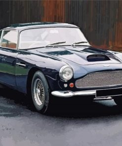 Aston Martin DB4 paint by numbers