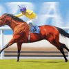 Aesthetic Race Horse paint by numbers