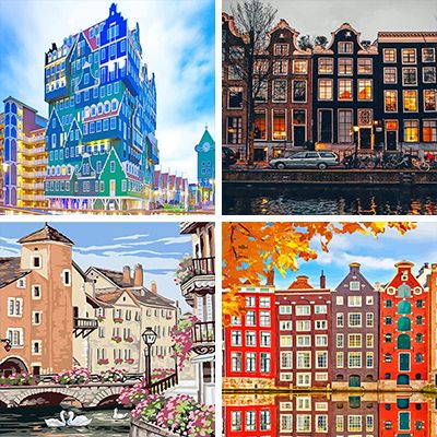amsterdam paint by Numbers  