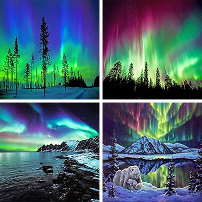 aurora - Paint by numbers - Numeral Paint