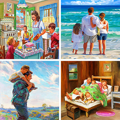 Family painting by Numbers     